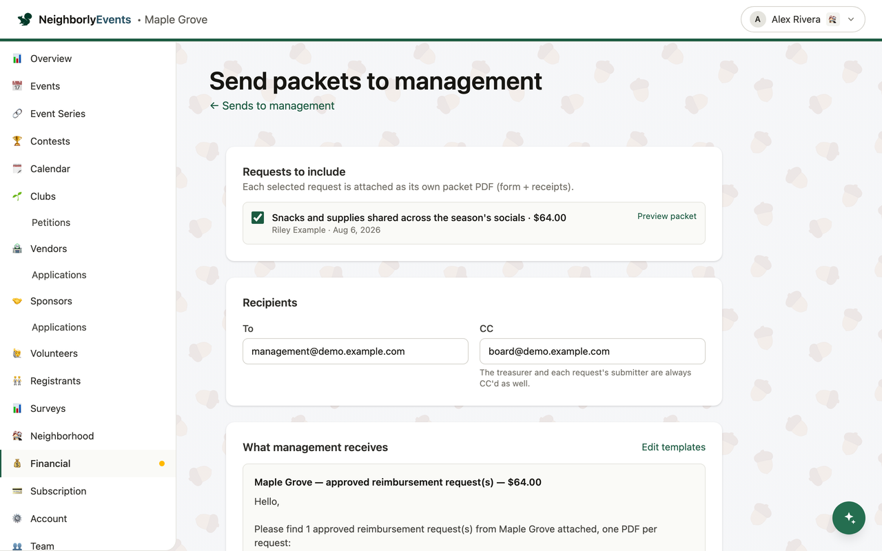 Send packets to whoever writes the checks